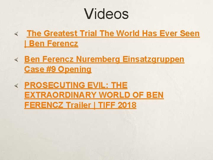 Videos The Greatest Trial The World Has Ever Seen | Ben Ferencz Nuremberg Einsatzgruppen