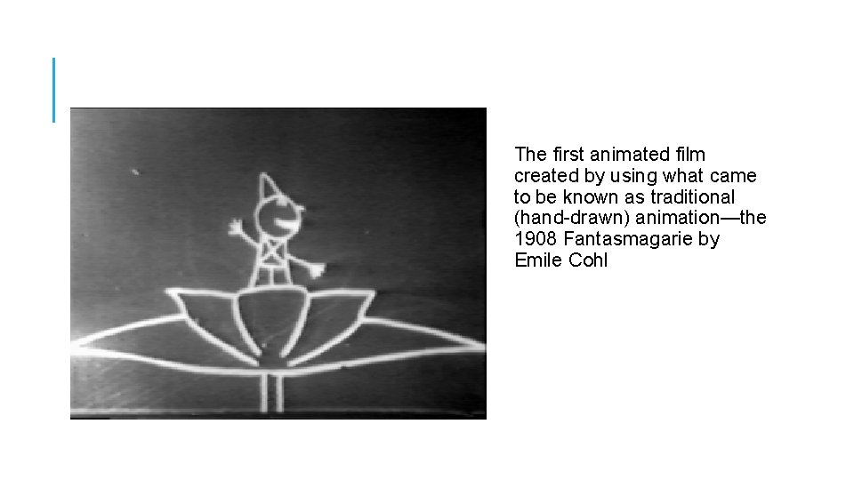 The first animated film created by using what came to be known as traditional