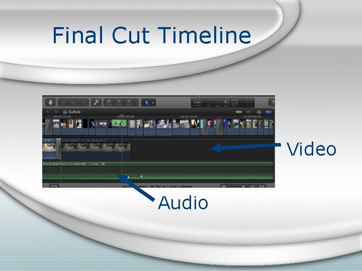 Final Cut Timeline Video Audio Final Cut Timeline Video Audio