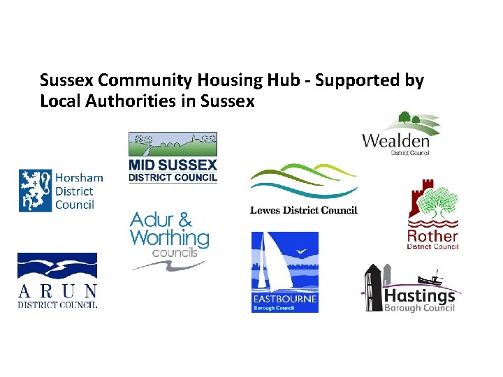 Sussex Community Housing Hub - Supported by Local Authorities in Sussex 
