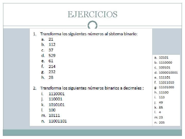 EJERCICIOS 