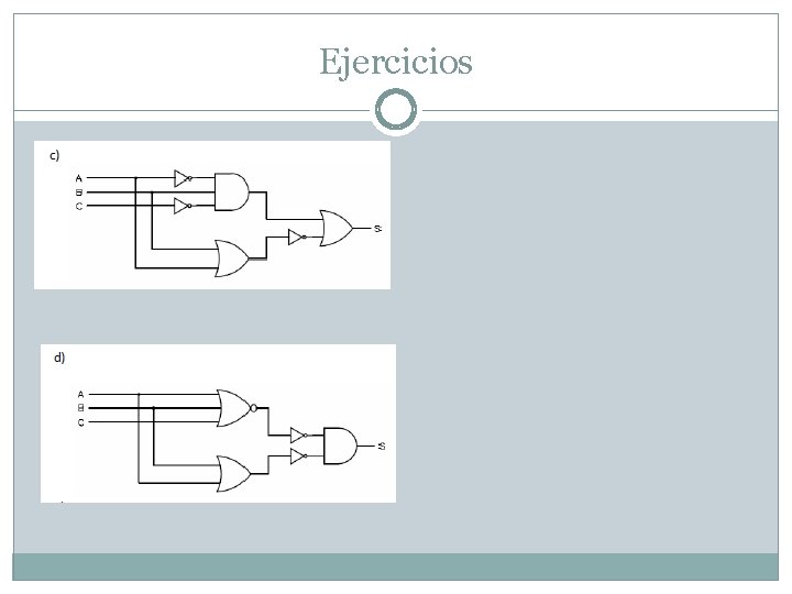 Ejercicios 