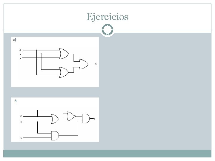 Ejercicios 