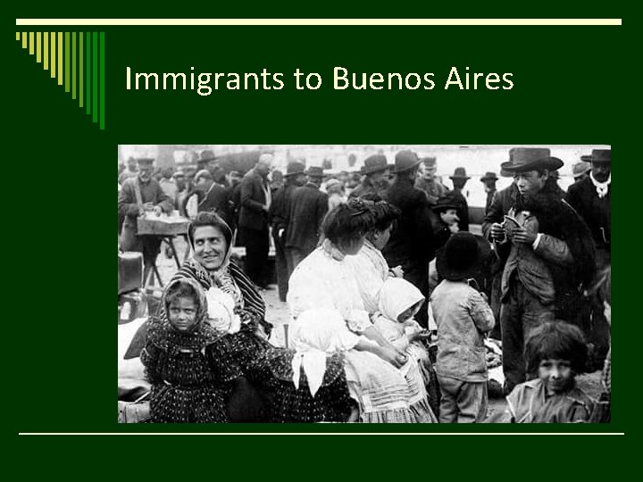 Immigrants to Buenos Aires 