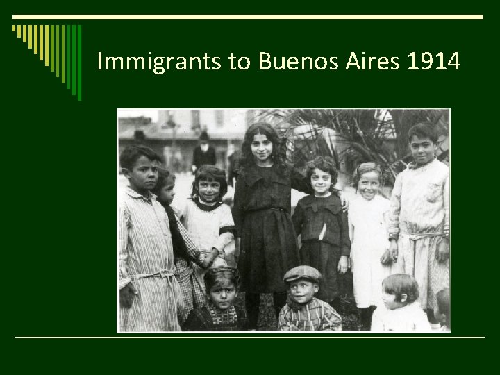 Immigrants to Buenos Aires 1914 