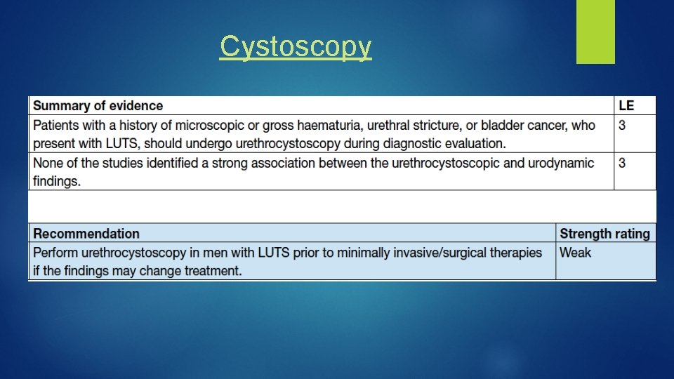 Cystoscopy 