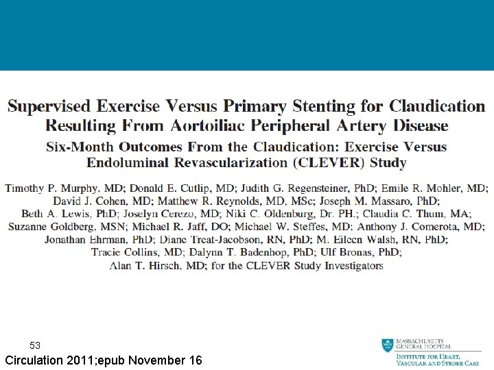 53 Circulation 2011; epub November 16 