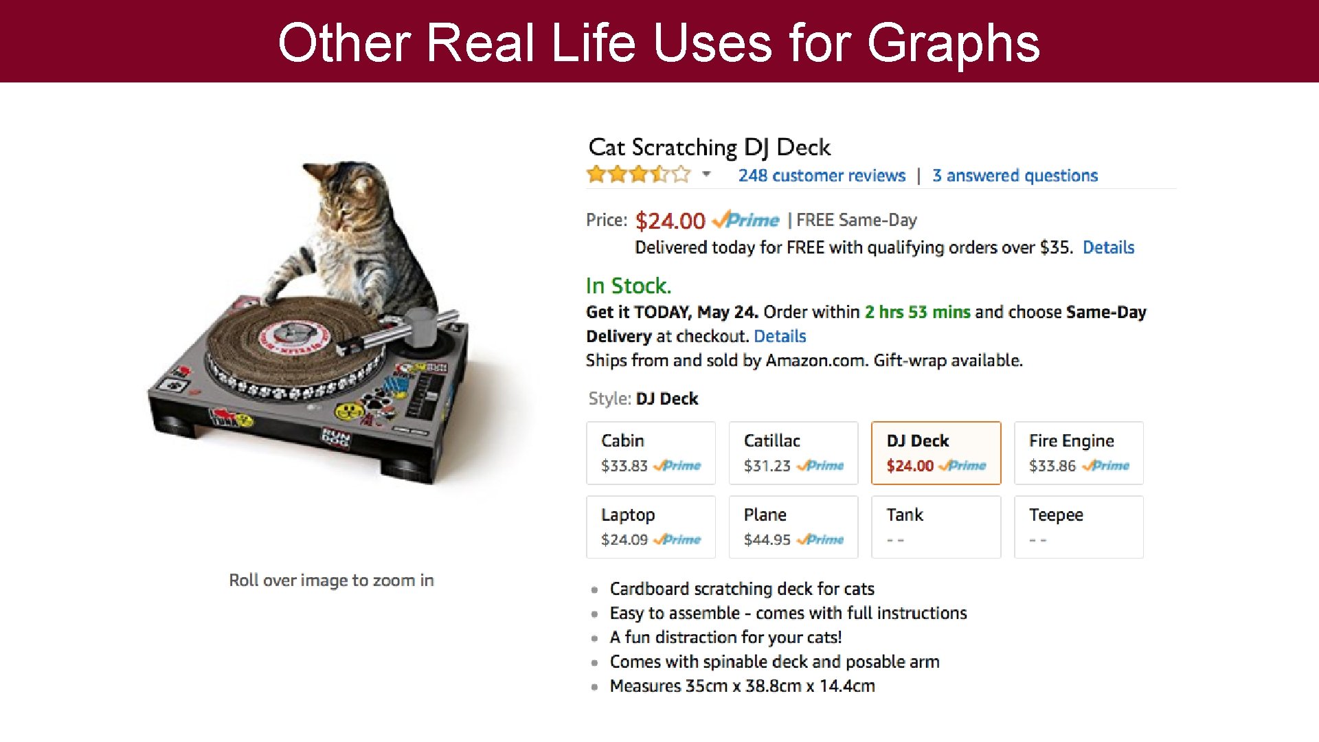 Other Real Life Uses for Graphs 