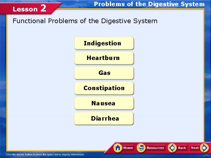 Lesson 2 Problems of the Digestive System Functional Problems of the Digestive System Indigestion