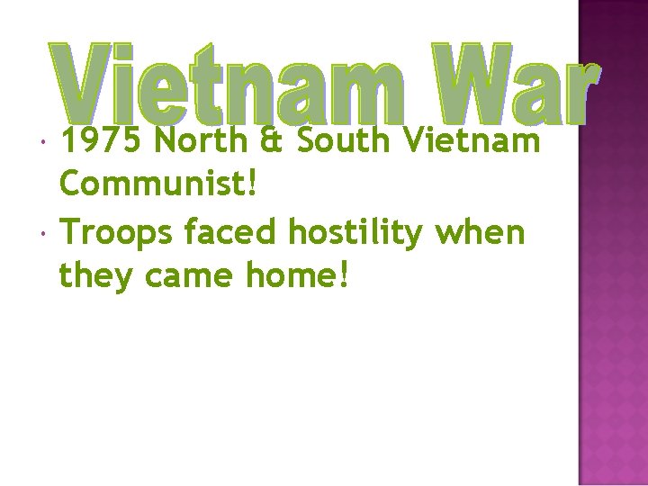  1975 North & South Vietnam Communist! Troops faced hostility when they came home!