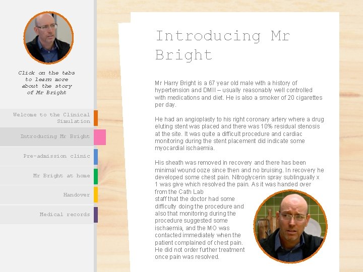 Introducing Mr Bright Click on the tabs to learn more about the story of