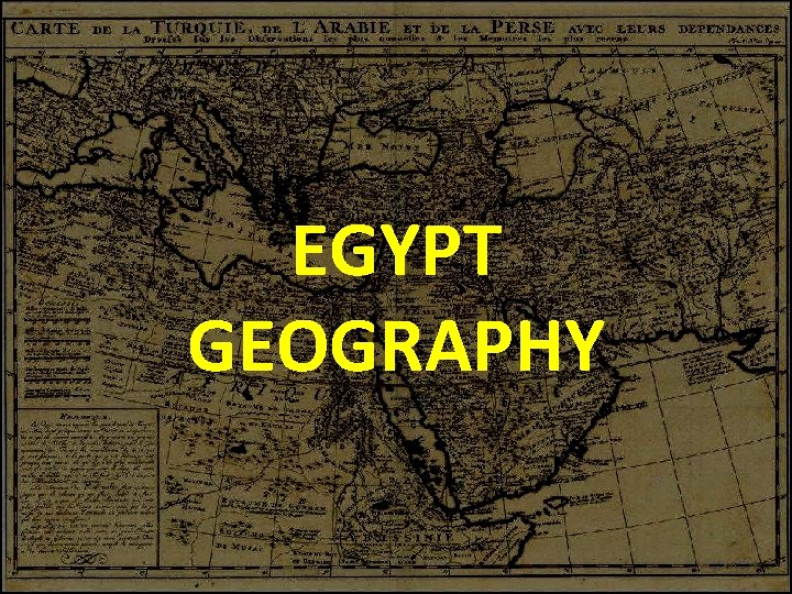 EGYPT GEOGRAPHY 