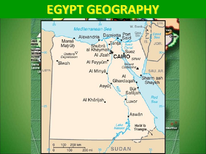 EGYPT GEOGRAPHY EGYPT 