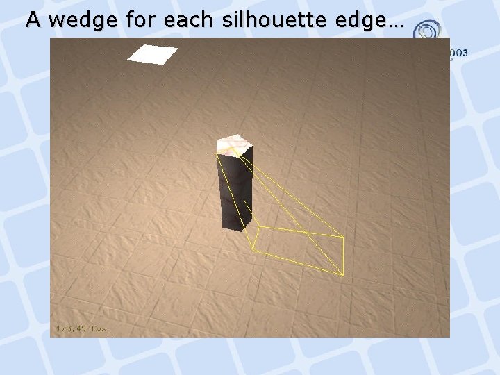 A wedge for each silhouette edge… 