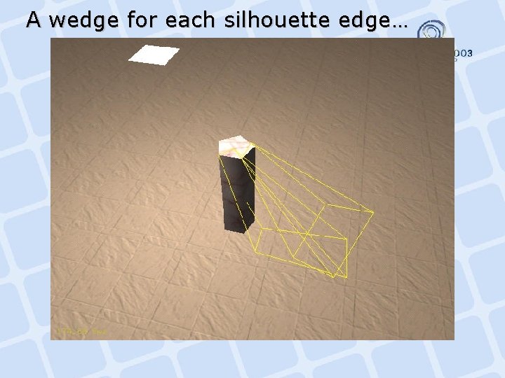 A wedge for each silhouette edge… 