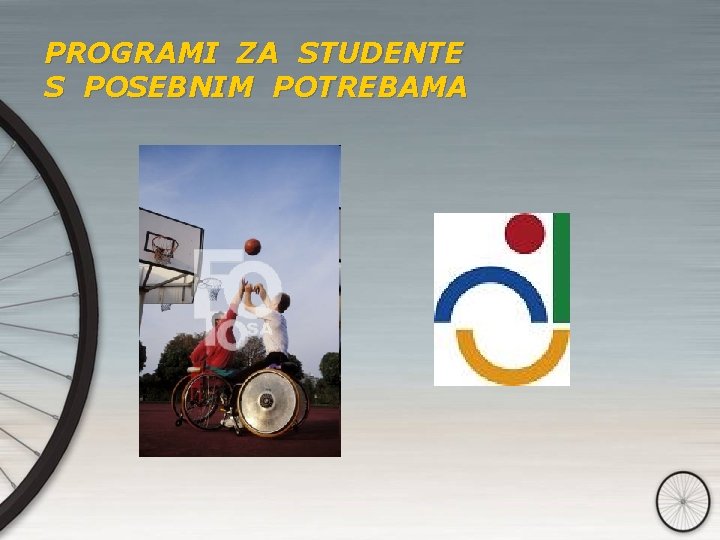 PROGRAMI ZA STUDENTE S POSEBNIM POTREBAMA 