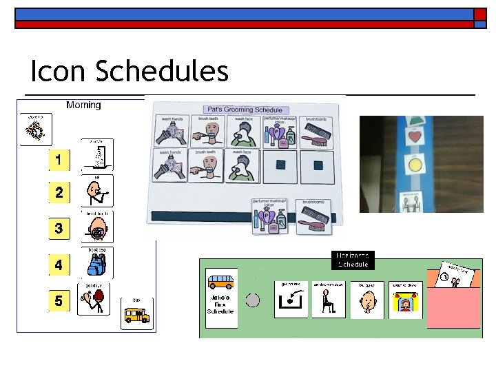 Icon Schedules 
