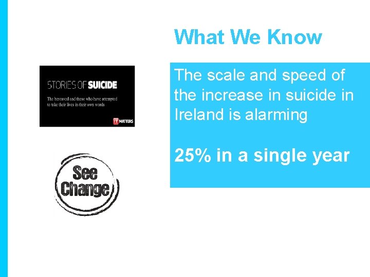 What We Know The scale and speed of the increase in suicide in Ireland