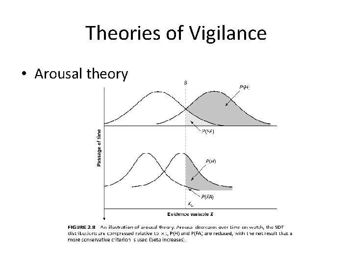 Theories of Vigilance • Arousal theory 