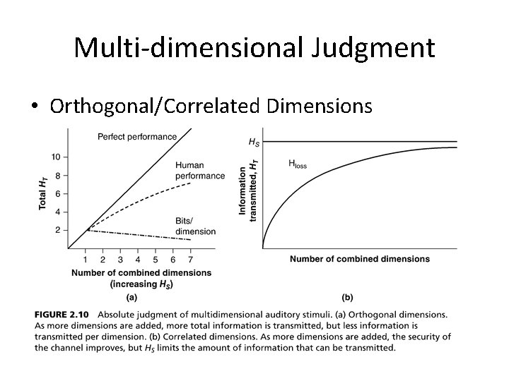 Multi-dimensional Judgment • Orthogonal/Correlated Dimensions 