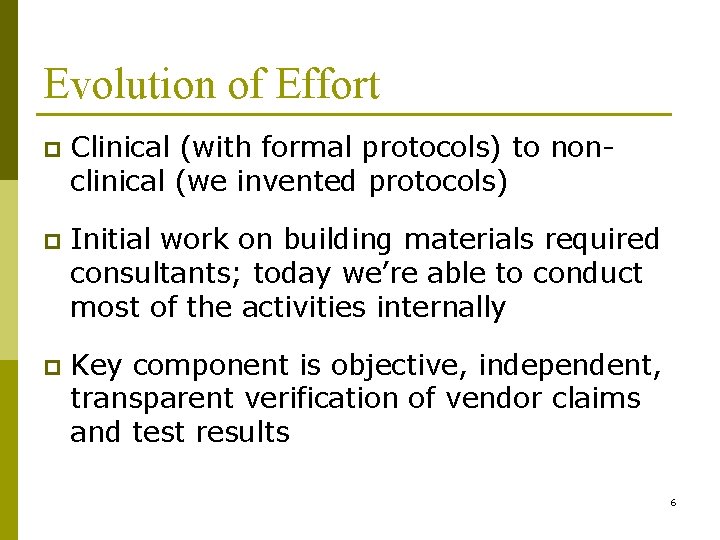 Kaiser Permanente Case Study Alternatives Assessment Meeting December