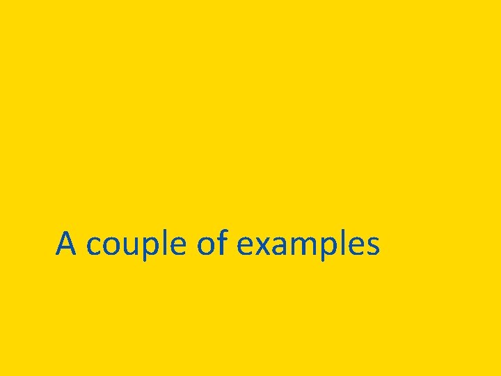 A couple of examples Aviva: Public 