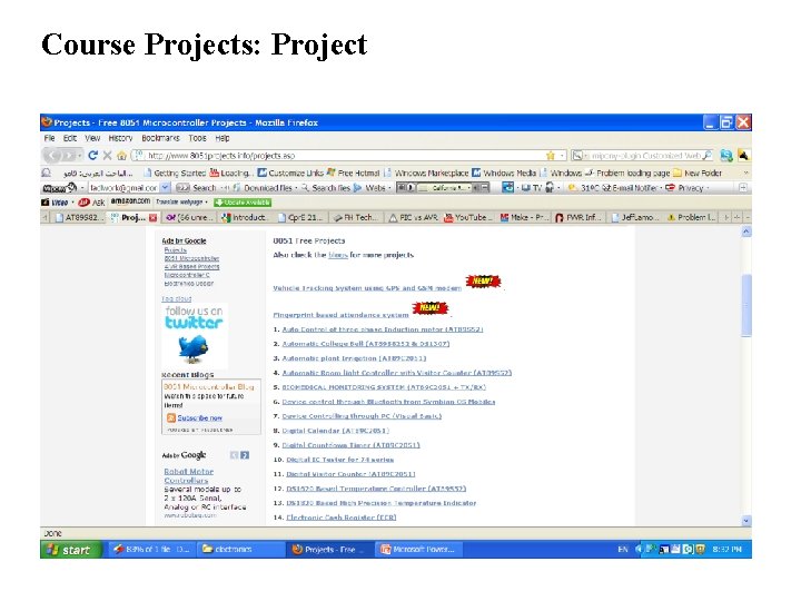 Course Projects: Project 