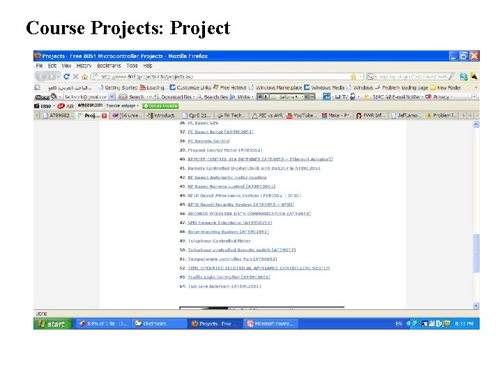 Course Projects: Project 