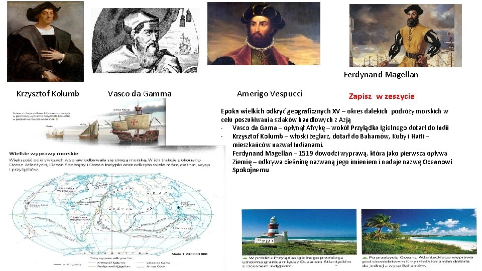 Polecenia do lekcji przypomnij sobie informacje z poprzedniej