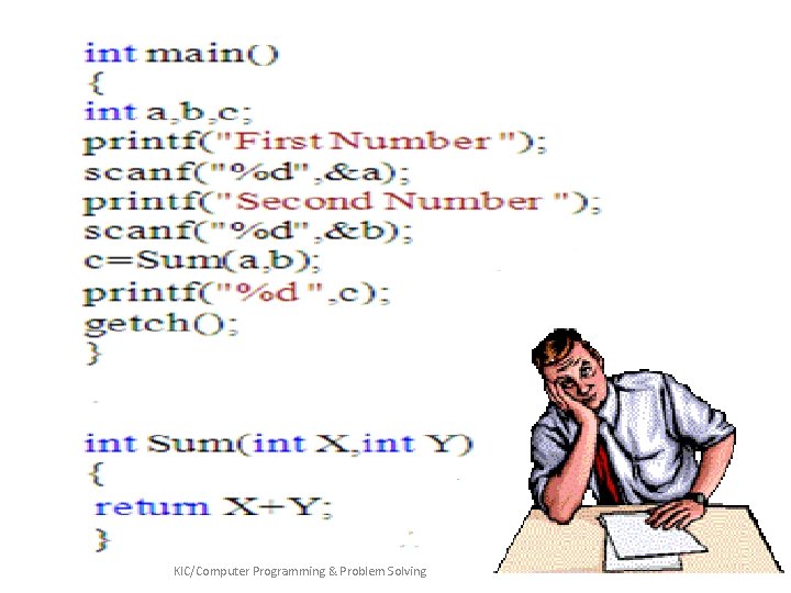 KIC/Computer Programming & Problem Solving 14 