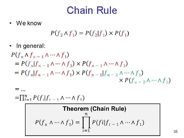 Chain Rule • 35 