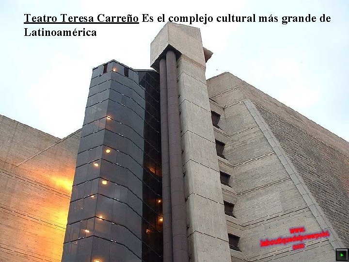 Teatro Teresa Carreño Es el complejo cultural más grande de Latinoamérica 