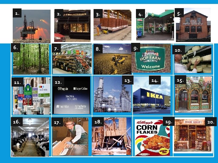 1. 2. 6. 7. 11. 12. 16. 17. 3. 9. 8. 13. 18. 5.