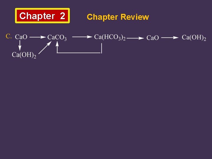 Chapter 2 Chapter Review 