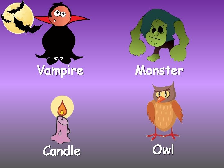 Vampire Candle Monster Owl 