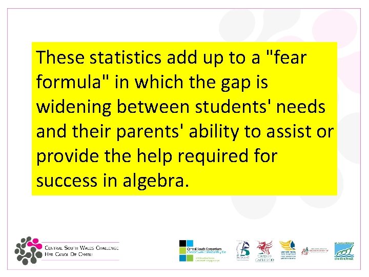 These statistics add up to a "fear formula" in which the gap is widening