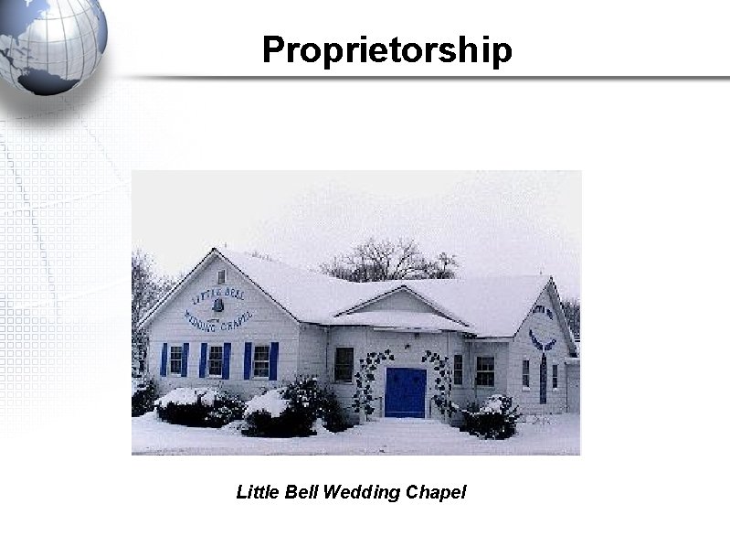 Proprietorship Little Bell Wedding Chapel 