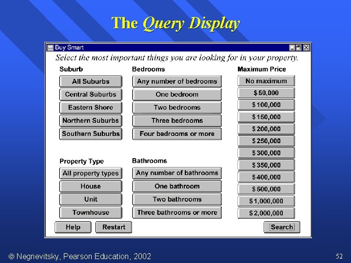 The Query Display Negnevitsky, Pearson Education, 2002 52 