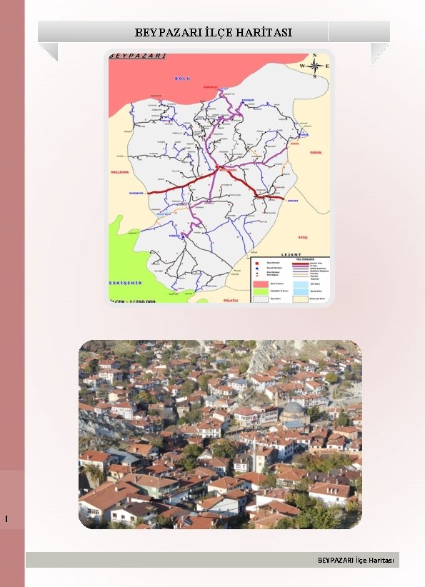 BEYPAZARI İLÇE HARİTASI I BEYPAZARI İlçe Haritası 