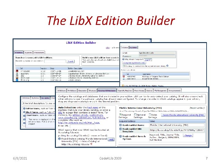 The Lib. X Edition Builder 6/8/2021 Code 4 Lib 2009 7 