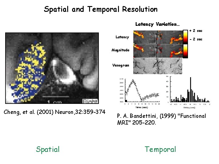 Spatial and Temporal Resolution Latency Variation… + 2 sec Latency - 2 sec Magnitude