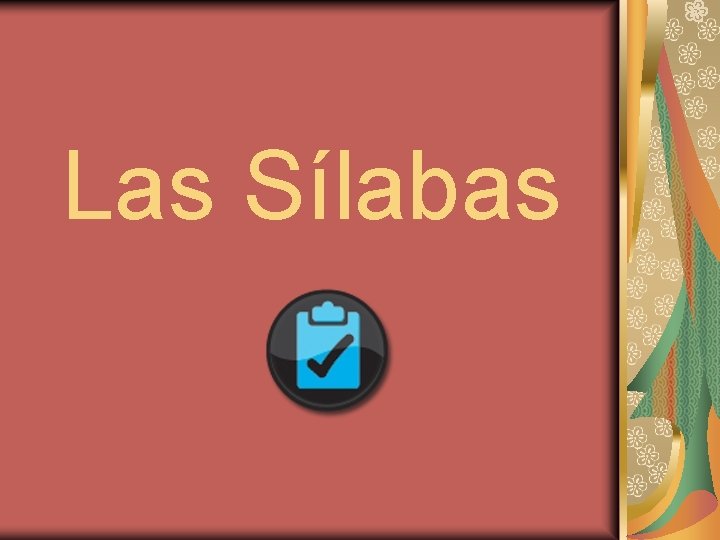 Las Sílabas 