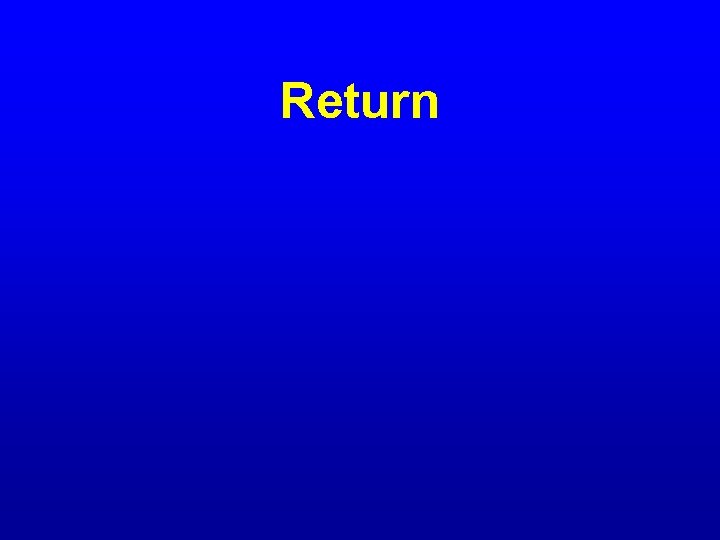 Return 