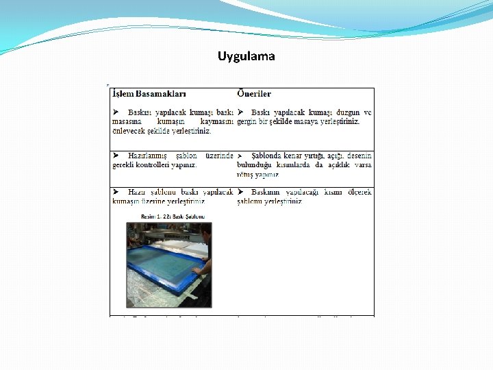 Uygulama 