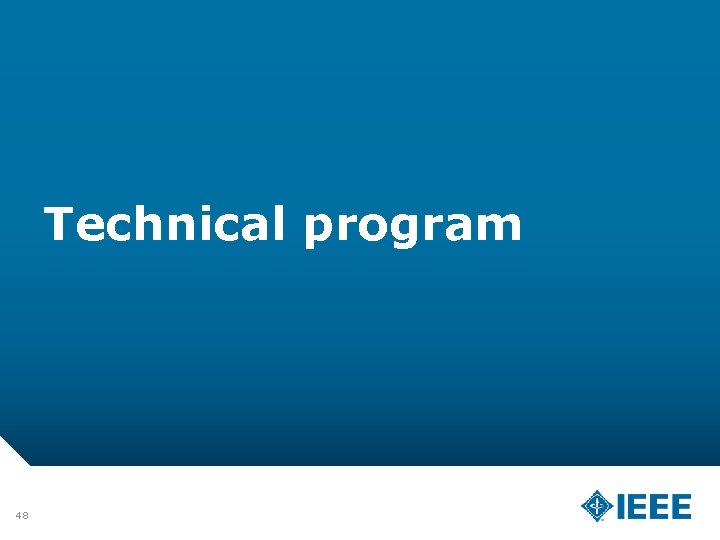 Technical program 48 
