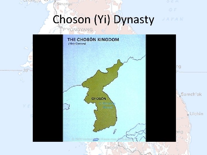 Choson (Yi) Dynasty 