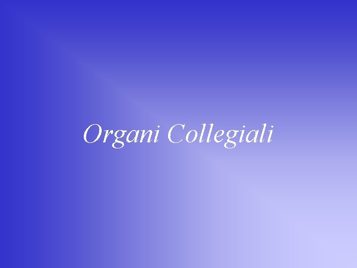 Organi Collegiali 