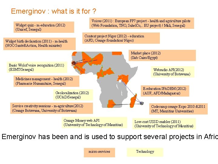 Emerginov : what is it for ? Voices (2011) : European FP 7 project