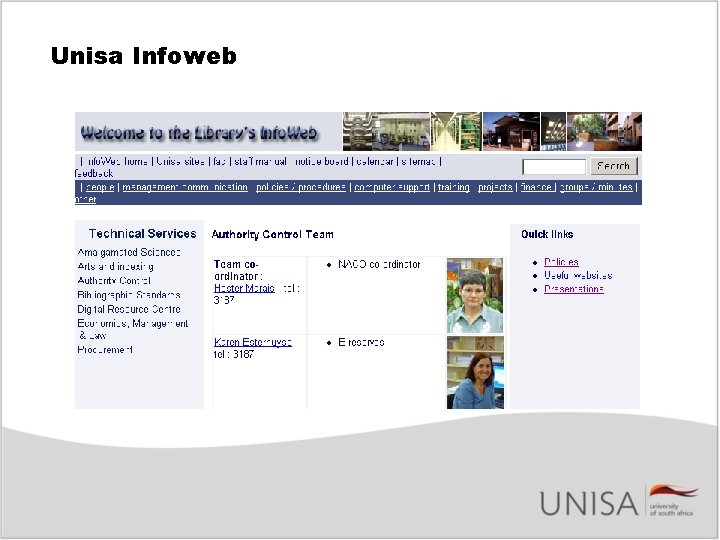 Unisa Infoweb 