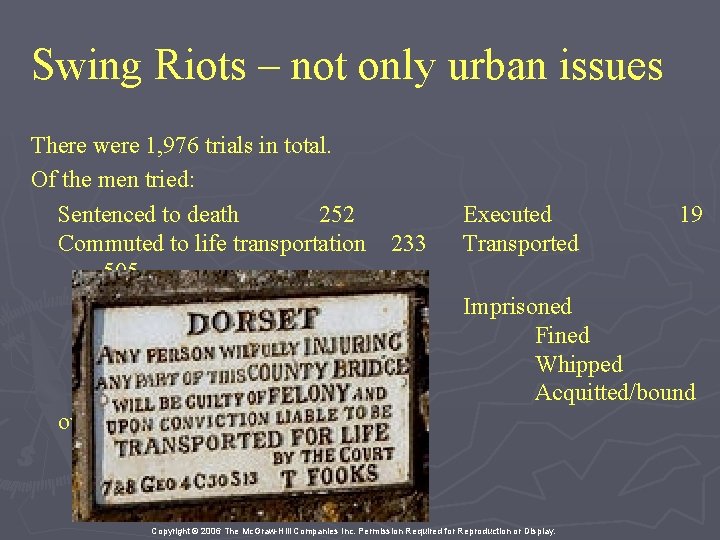 Swing Riots – not only urban issues There were 1, 976 trials in total.